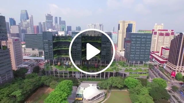 Let's become green parkroyal in singapore, skygardens, skyterrrace, green, singapore, travel, park roayal, city, skyscraper, sparks of light feat enila hime, futurism, sci fi, nature travel. #0