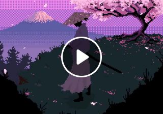 Samurai 8 bit SPACON Pixel Fuji