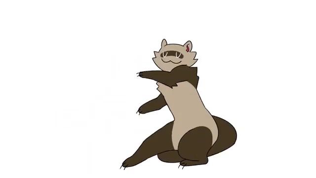 Dancing ferret animation