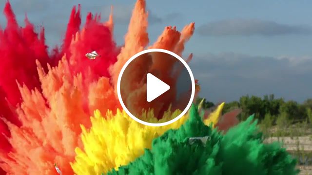 Rainbow explosion, the slow mo guys, nature travel. #1