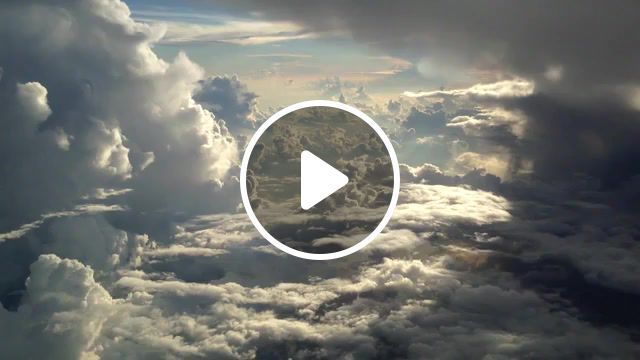 Clouds, sky, flight, airplane, clouds, nature travel. #0