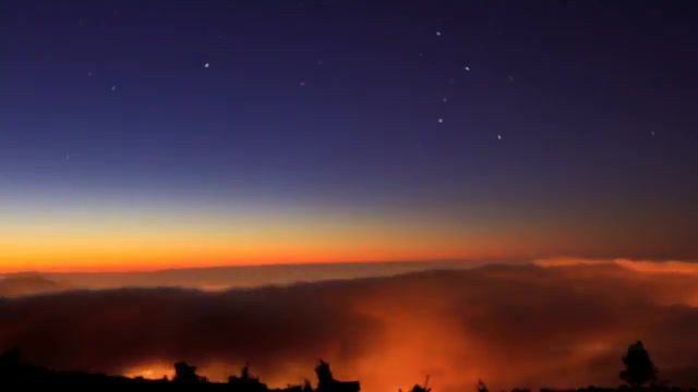 Dreaming about sea of clouds, timelapse, nature, stars, sky, nature travel.