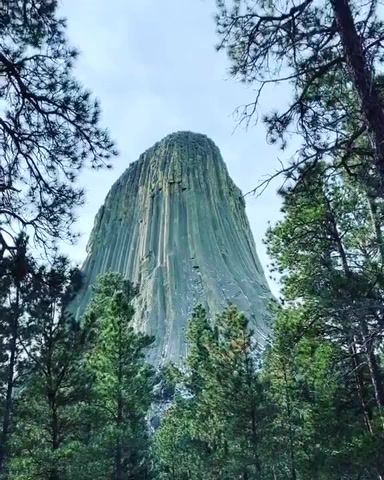 Far over, Misty Mountains Cold, The Hobbit, Unexpected Journey, Devil's Tower, Everchanginghorizon, Instagram, Volcano, Wyoming, Beautiful Landscapes, Nature Travel