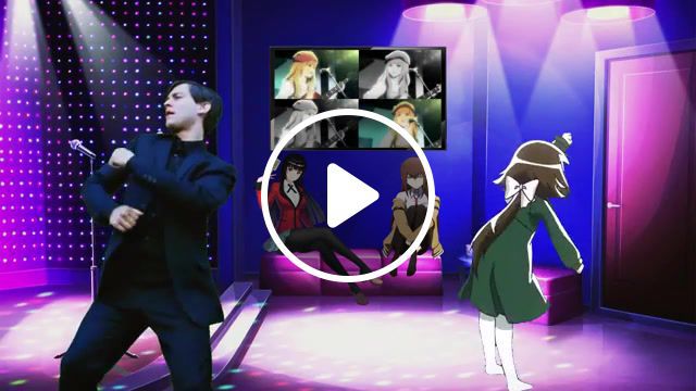 Dancing people, anime, tekero ts, tekera, kodoku, karoe and tsue s, mashiro mitsumine, kurise makise, jabami yumeko, by neir x, masyu p. #0