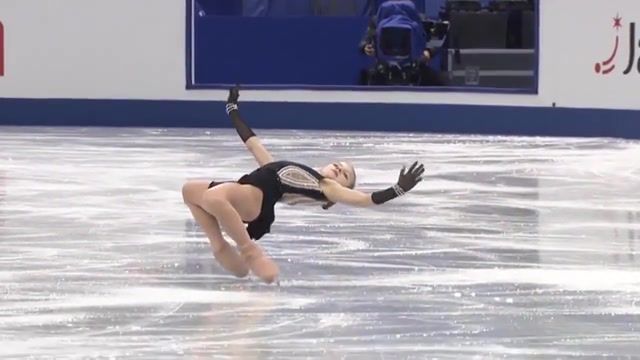 She Looks Nice. Figure Skating. Sports.