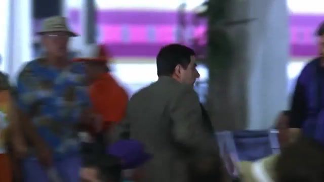 No time to hide terminator at the airport change of plan, mister bean, mr bean, bean, celebs, arnold schwarzenegger, lorne balfe, change of plan, mashups, hybrids, mission impossible, fallout, rowan atkinson, terminator, lax, los angeles, mashup.