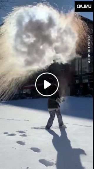 Hot Water Turns Into Snow in RUSSIA meme