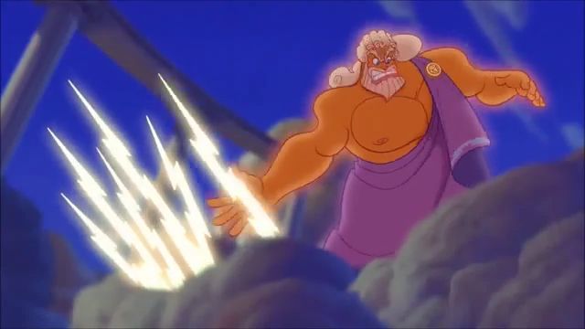 When zeus gets angry, funny gifs, funny, zeus, thunder.