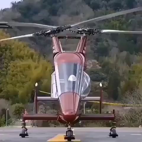 Unique intermeshing rotor helicopter, funny, awesome, helicopter, unique.
