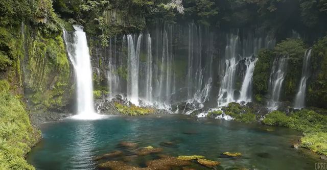 Beautiful Waterfall GIFs. Beautiful Nature. Waterfall. Forest.
