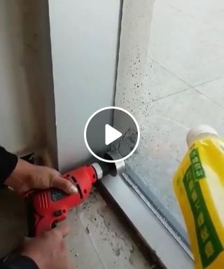 How to drill a hole in the glass, lol