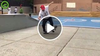 How to break a skateboard in half