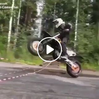 Excellent Motorcycle Control Skill