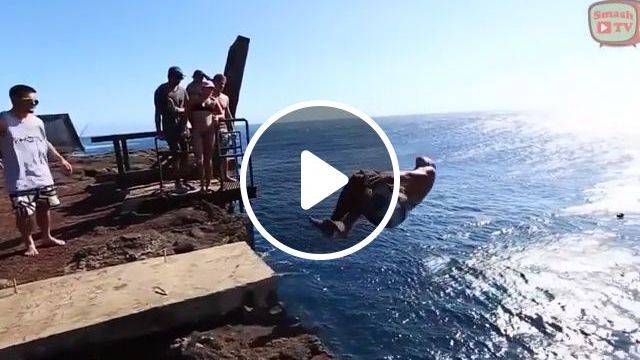 Impressive Jumps - Video & GIFs | summer travel, funny, jump, sea, space exploration