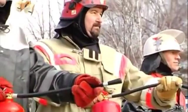 Unequal battle - Video & GIFs | funny,fireman,fire