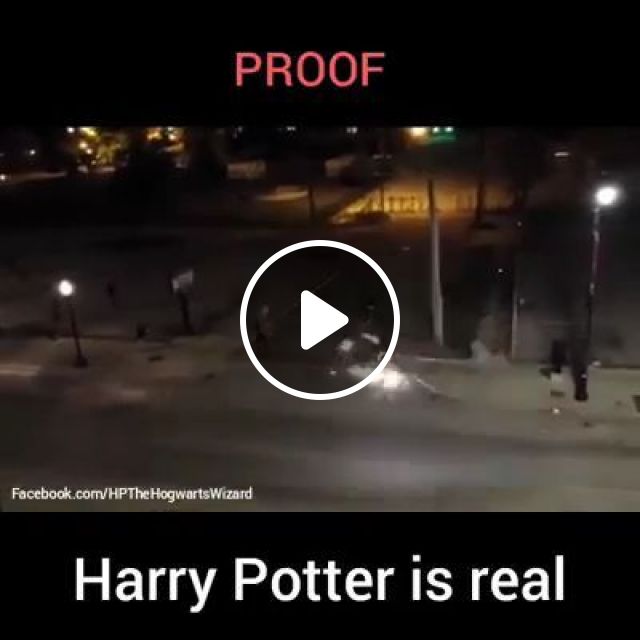 Harry Potter Is Real B=). Harry Potter. Firework. Funny. Street. Cars. #1