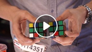 Rubik master - how did he do that?