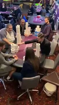 The highest stakes poker game in history, funny, toilet paper, casino, coronavirus.