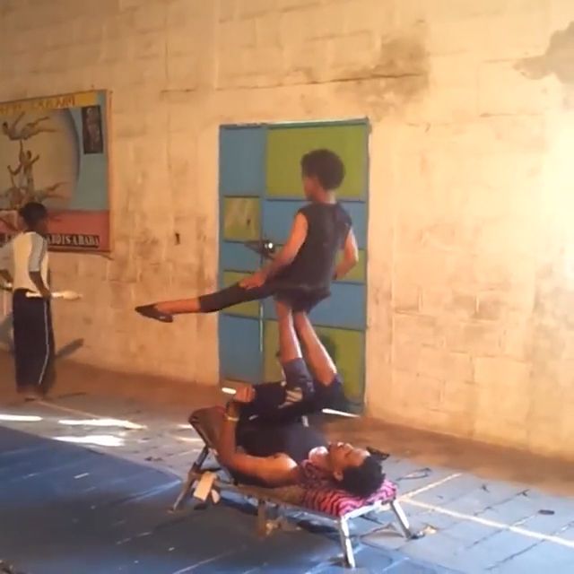 Great circus performer's ability to keep balance - Video & GIFs | funny,circus,balance