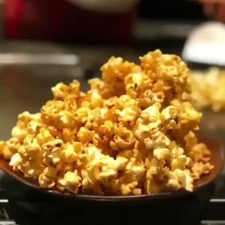 How to make delicious popcorn, funny, popcorn, food.