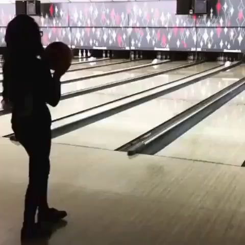 Expect the unexpected gif, funny, bowling, lucky.