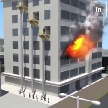 How to escape a fire in a high rise building, safe living, how to escape a burning building, fire.