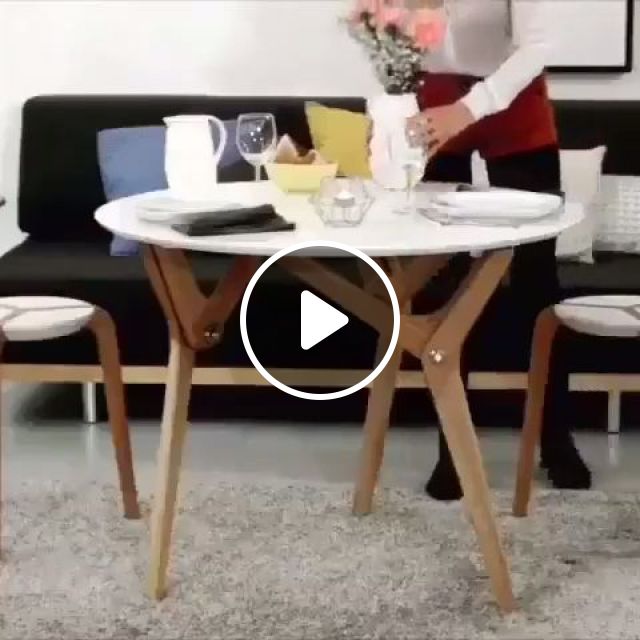 Creative Wooden Table - Video & GIFs | furniture, home decor, wood table