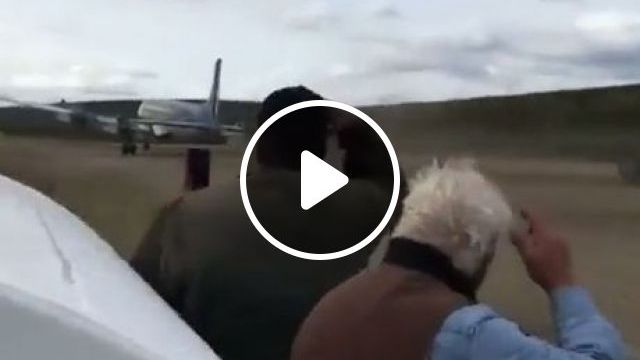Plane Lands On Road - Video & GIFs | aeroplane, aviation, funny