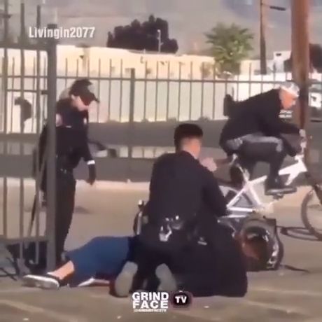 Smooth Criminal - Video & GIFs | funny,police,bike