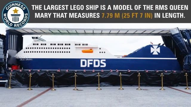 Largest Lego Ship - World Record. Funny Videos. Funny. Lego Ship. World Record.
