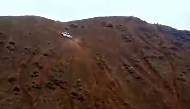 Amazing, pickup truck conquered steep hills, off road, steep hills, steep, pickup truck, funny.