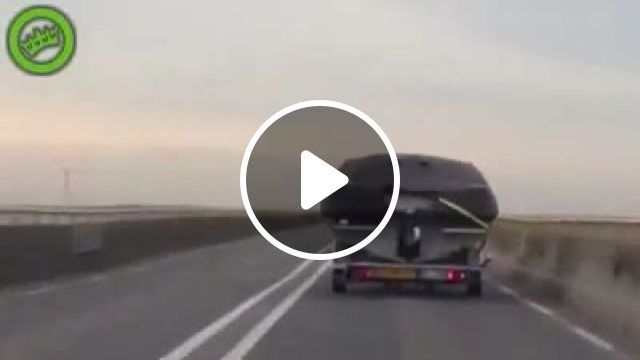 Super Rapper On The Highway. Funny Gifs. Funny. Funny Rapper. Truck. #0