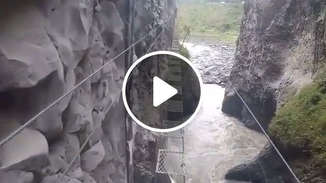 The Bridge Is Not For The Faint Of Heart. Bridge. Danger. Funny. #0
