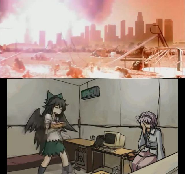 Coronavirus Bunker In Japan Meme. Utsuho Meme. Nuclear Meme. Shelter Meme. Doomsday Meme. Dance Meme. Atomic Bomb Meme. Coronavirus Meme. Bunker Meme. Terminator Meme. Japan Meme. Anime Meme. Mashup.