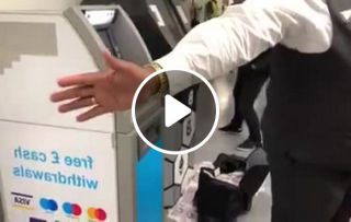 ATM Spitting Out 20 Notes At Busy Tube Station meme