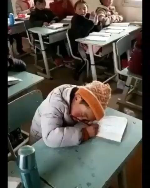 Cute Way To Wake Up Your Friend Sleeping In Class. Cl. Wake Up. Friend. Sleeping. Funny.