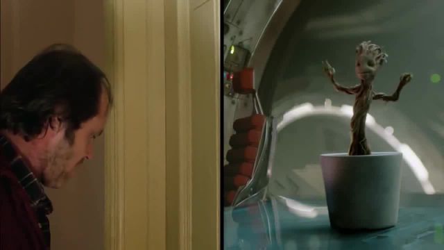 Jack interrupts groot memes, guardians of the galaxy memes, ng memes, jack nicholson memes, groot memes, split memes, mashups memes, mashup.