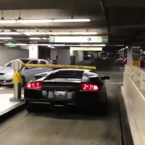 Way to avoid paying parking: Own a Lamborghini, Funny, Luxury Car, Rich, Lamborghini, Parking