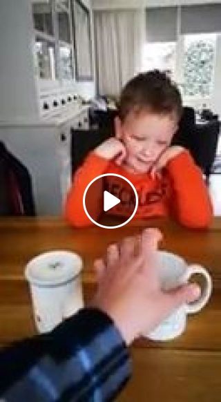 Dad Pranks Son With Find the Candy in Cups Trick