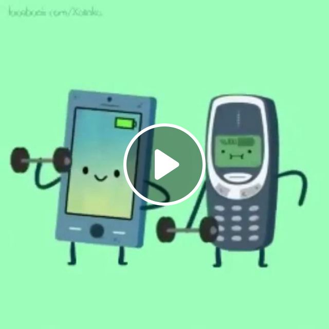 Unequal Battle - Video & GIFs | smartphone, phone, funny, battle