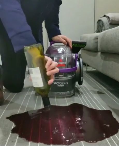 How to remove red wine stains from carpet, satisfying, awesome, funny, wine, carpet.