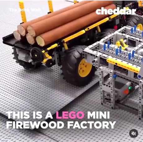 Lego firewood factory, awesome, funny, lego, firewood, factory.