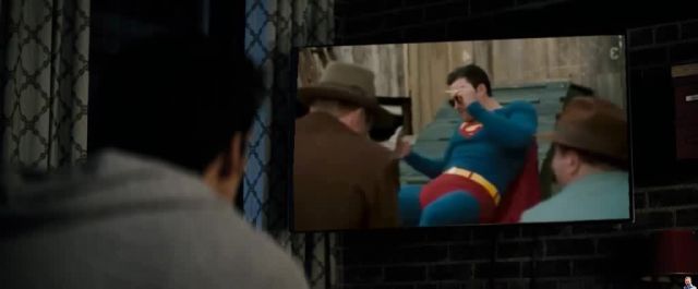 Superman are watching TV meme